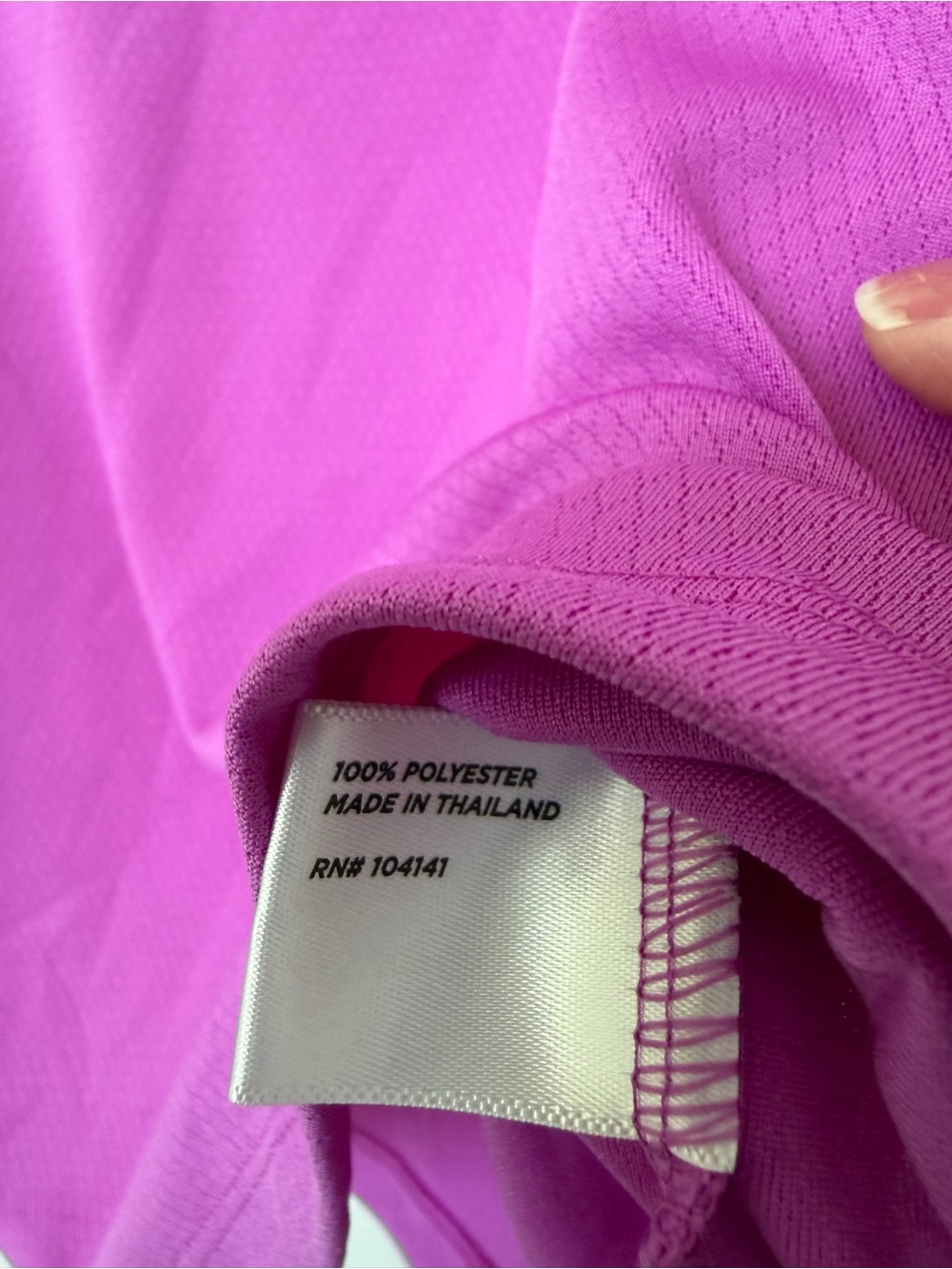Lady Hagen Sleeveless V-Neck Polo Tank - Fuchsia - Bx2 - Picture 6 of 6